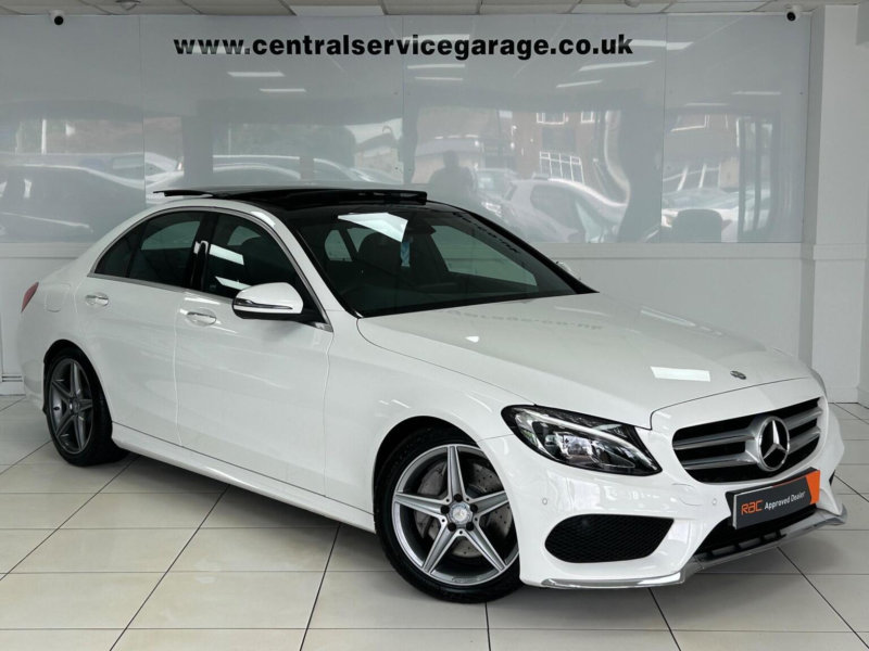 2016 Mercedes-Benz C Class 2.1 C250d Amg Line (premium Plus) 7g-Tronic+ Euro 6 (s/s) 4dr in White — image 1