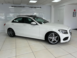 2016 Mercedes-Benz C Class 2.1 C250d Amg Line (premium Plus) 7g-Tronic+ Euro 6 (s/s) 4dr in White — image 4