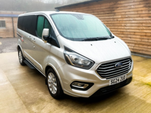 2024 Ford Tourneo Custom 3 SEAT Passenger Transfer Wheelchair Accessible Disabled Access Vehicle Wav in Silver — image 3