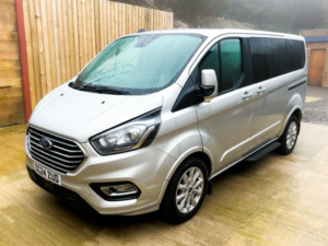 2024 Ford Tourneo Custom 3 SEAT Passenger Transfer Wheelchair Accessible Disabled Access Vehicle Wav in Silver — image 5