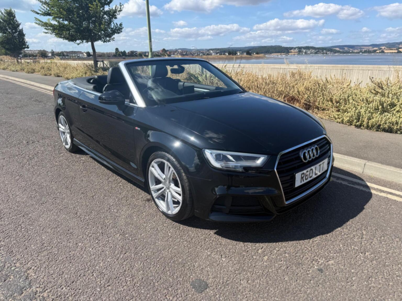 2016 Audi A3 Cabriolet 1.4 Tfsi Cod S Line Euro 6 (s/s) 2dr in Black — image 1