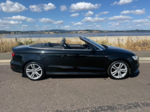 2016 Audi A3 Cabriolet 1.4 Tfsi Cod S Line Euro 6 (s/s) 2dr in Black — image 3