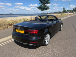 2016 Audi A3 Cabriolet 1.4 Tfsi Cod S Line Euro 6 (s/s) 2dr in Black — image 4