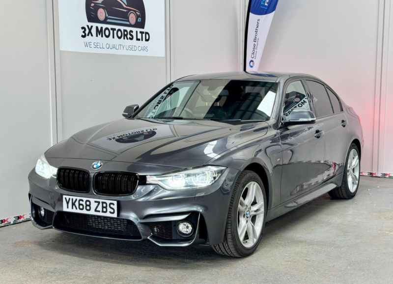 2018 BMW 3 Series 2.0 318d M Sport Auto Euro 6 (s/s) 4dr in Grey — image 1