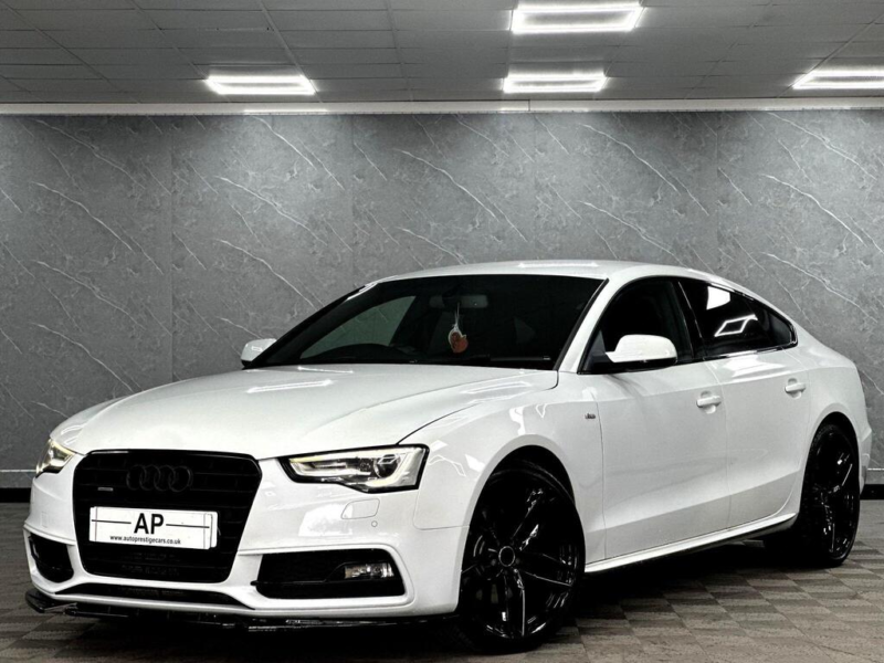 2014 Audi A5 2.0 Tfsi Black Edition Sportback S Tronic Quattro Euro 6 (s/s) 5dr in White — image 1