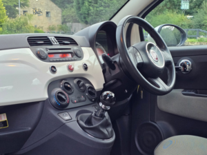 2013 Fiat 500 1.2 Lounge Hatchback 3dr Petrol Manual Euro 4 (69 Bhp) in White — image 2