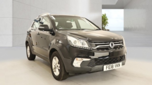 2018 Ssangyong Korando 2.2 D Se 4WD Diesel Black 5dr 1 Owner in Black — image 3
