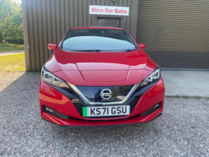 2022 Nissan Leaf 62kwh E+ Tekna Auto 5dr in Red — image 2