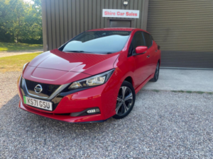 2022 Nissan Leaf 62kwh E+ Tekna Auto 5dr in Red — image 3