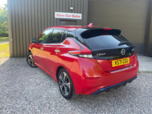 2022 Nissan Leaf 62kwh E+ Tekna Auto 5dr in Red — image 4