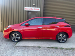 2022 Nissan Leaf 62kwh E+ Tekna Auto 5dr in Red — image 6