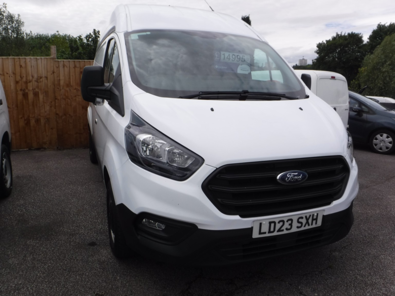 2023 Ford Transit Custom 2.0 Transit Custom Leader Van 300 L2 2.0l Ecoblue 130ps Fwd 6 Speed Manual in White — image 1