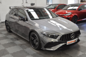 2025 Mercedes-Benz A Class 2.0 A35h Mhev Amg (premium Plus) 7g-Dct 4matic Euro 6 (s/s) 5dr in Grey — image 3