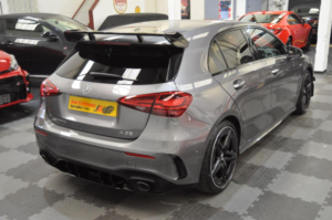 2025 Mercedes-Benz A Class 2.0 A35h Mhev Amg (premium Plus) 7g-Dct 4matic Euro 6 (s/s) 5dr in Grey — image 5