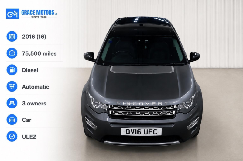 2016 Land Rover Discovery Sport 2.0 Td4 Hse Luxury Auto 4WD Euro 6 (s/s) 5dr in Grey — image 1