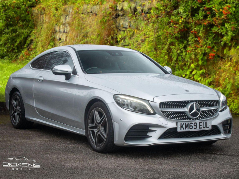 2019 Mercedes-Benz C Class 2.0 C300 Amg Line (premium) G-Tronic+ Euro 6 (s/s) 2dr in Silver — image 1