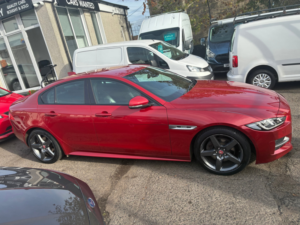 2018 Jaguar Xe 2.0d R-Sport Saloon 4dr Diesel Auto Euro 6 (s/s) (180 Ps) in Red — image 2