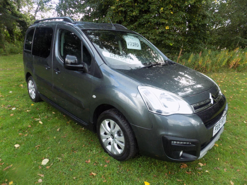 2016 Citroen Berlingo 1.6 Bluehdi Xtr Multispace MPV Euro 6 5dr in Grey — image 1