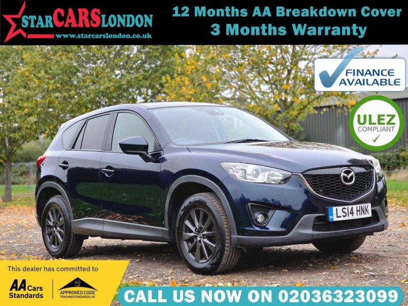 2014 Mazda Cx-5 2.2 Skyactiv-D Se-L Nav Auto Euro 6 (s/s) 5dr in Blue — image 1