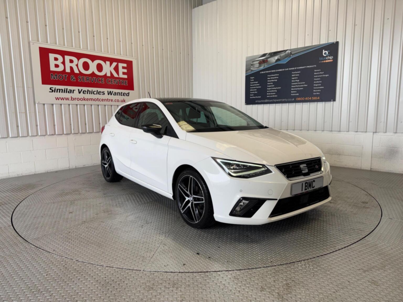 2017 SEAT Ibiza 1.0 Tsi Fr Euro 6 (s/s) 5dr in White — image 1