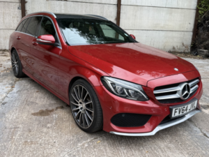 2015 Mercedes-Benz C Class 2.1 C220 Bluetec Amg Line in Red — image 2