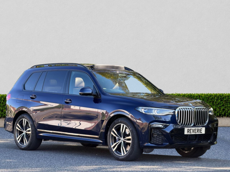 2020 BMW X7 3.0 40i M Sport SUV 5dr Petrol Auto Xdrive Euro 6 (s/s) (340 Ps) in Blue — image 1