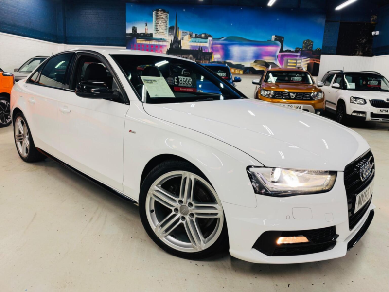 2015 Audi A4 2.0 Tdi Black Edition Euro 6 (s/s) 4dr (nav) in White — image 1