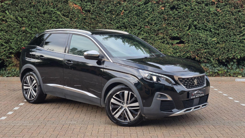 2017 Peugeot 3008 2.0 Bluehdi Gt Eat Auto 6spd Euro 6 (s/s) 5dr in Black — image 1