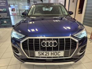2021 Audi Q3 2.0 Tdi 35 Sport SUV 5dr Diesel S Tronic Euro 6 (s/s) (150 Ps) in Blue — image 4