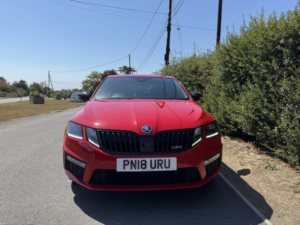 2018 Skoda Octavia 2.0 Tsi Vrs in Red — image 2