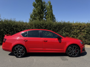 2018 Skoda Octavia 2.0 Tsi Vrs in Red — image 3
