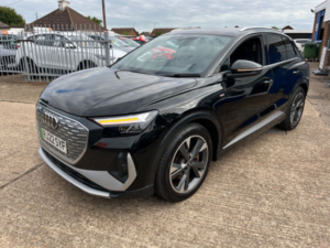 2022 Audi Q4 E-Tron 40 S Line SUV 5dr Electric Auto 82kwh (204 Ps) in Black — image 4