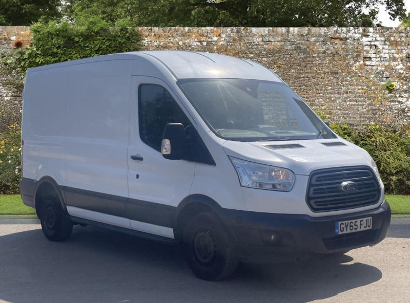 2015 Ford Transit 2.2 Tdci 290 Trend Fwd L2 H2 Euro 5 (s/s) 5dr in White — image 1