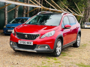 2016 Peugeot 2008 1.6 Bluehdi Allure Euro 6 5dr in Red — image 2