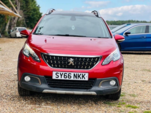 2016 Peugeot 2008 1.6 Bluehdi Allure Euro 6 5dr in Red — image 3