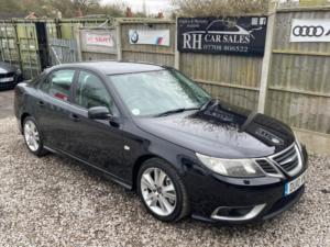 2010 Saab 9-3 1.9 Ttid Aero Euro 4 4dr in Black — image 2