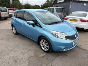 2014 Nissan Note 1.2 Dig-S Tekna Hatchback 5dr Petrol CVT Euro 5 (s/s) (98 Ps) in Blue — image 3
