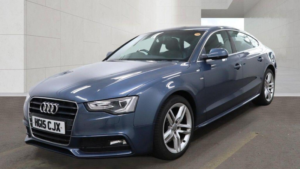 2015 Audi A5 2.0 Tdi S Line Sportback Multitronic Euro 5 (s/s) 5dr in Blue — image 4