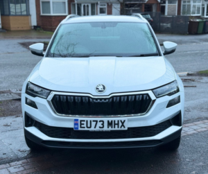 2023 Skoda Karoq 1.5 Tsi Act Se L SUV 5dr Petrol DSG Euro 6 (s/s) (150 Ps) in White — image 3