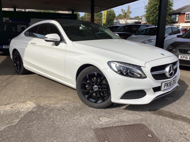 2016 Mercedes-Benz C Class 2.1 C220d Sport (premium Plus) G-Tronic+ Euro 6 (s/s) 2dr in White — image 1