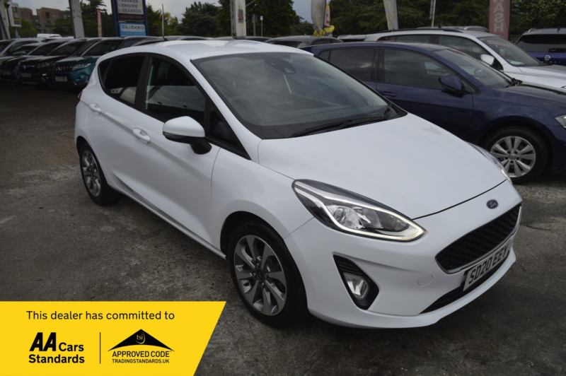 2020 Ford Fiesta 1.0 T Ecoboost Trend in White — image 1