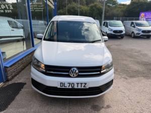 2020 Volkswagen Caddy 2.0 Tdi C20 Startline Panel Van 5dr Diesel Manual Swb Euro 6 102 Ps in White — image 2