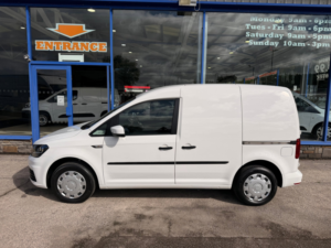 2020 Volkswagen Caddy 2.0 Tdi C20 Startline Panel Van 5dr Diesel Manual Swb Euro 6 102 Ps in White — image 3
