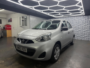 2013 Nissan Micra 1.2 Visia Euro 5 5dr in Silver — image 3