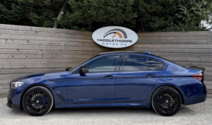 2019 BMW 5 Series 2.0 530e M Sport Iperformance Saloon in Blue — image 3