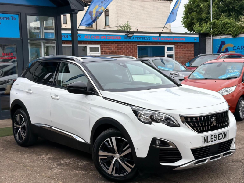 2019 Peugeot 3008 1.2 Puretech Allure Euro 6 (s/s) 5dr in White — image 1