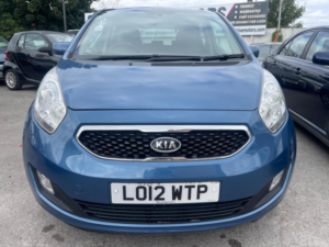 2012 Kia Venga 1.6 3 Auto Euro 5 5dr (sat Nav) in Blue — image 3