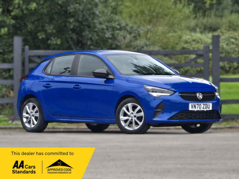 2020 Vauxhall Corsa 1.2 Se Premium Hatchback 5dr Petrol Manual Euro 6 (75 Ps) in Blue — image 1