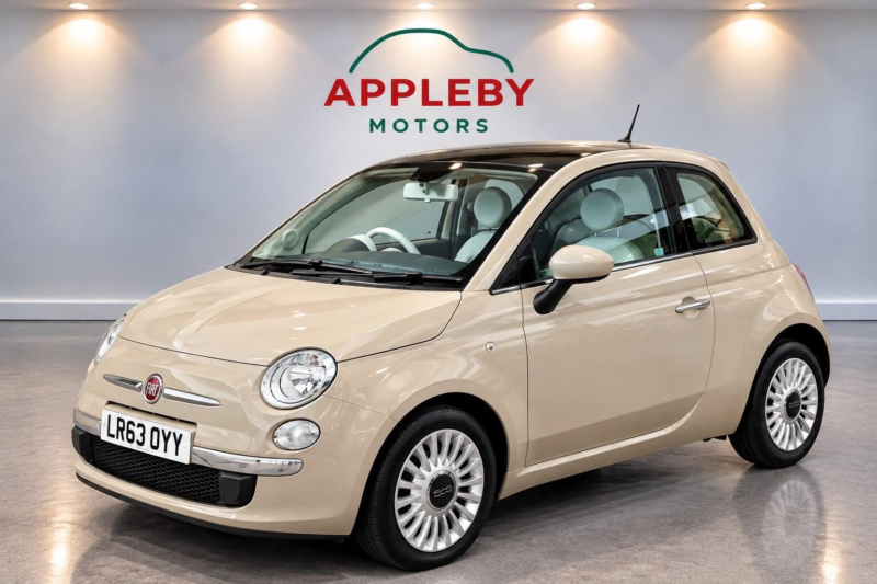2013 Fiat 500 1.2 Lounge Dualogic Euro 4 3dr in Beige — image 1
