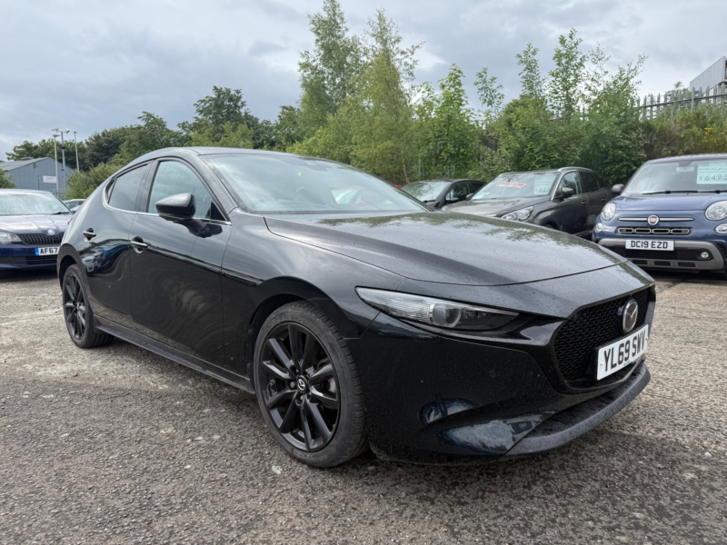 2020 Mazda Mazda3 2.0 Skyactiv-X Mhev Gt Sport Tech Hatchback 5dr Petrol Auto Euro 6 (s/s) (180 Ps) in Black — image 1
